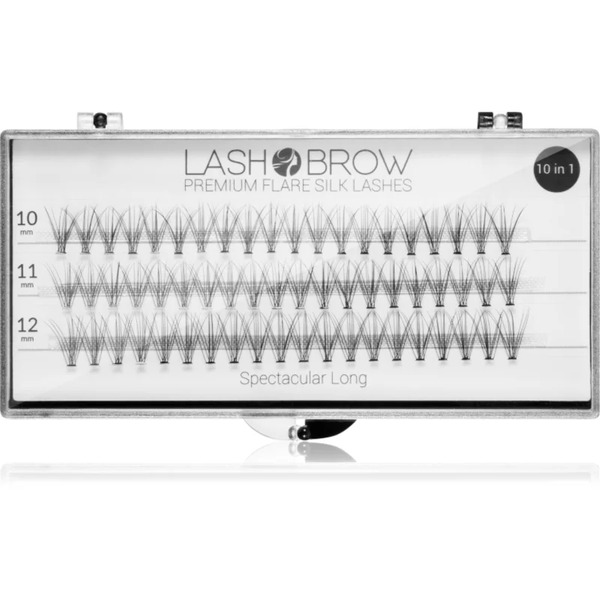  Lash Brow Premium Flare Silk Lashes False Eyelashes Spectacular Long 1 Pc 