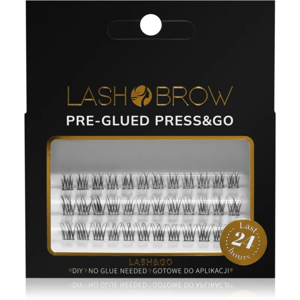  Lash Brow Press&go Self-adhesive Eyelashes Self-adhesive Cluster Lashes Daily Natural 1 Pc 