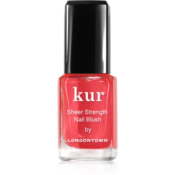  Londontown Kur Sheer Strength Nail Blush Firming And Brightening Toning Treatment For Nails Shade Poppy 12 Ml 
