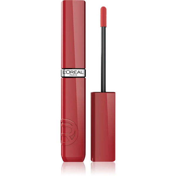  L’oréal Paris Infaillible Laque Resistance Long-lasting Liquid Lipstick Adds Moisture And Shine Shade 215 Drunk In Rose 4.3 Ml 