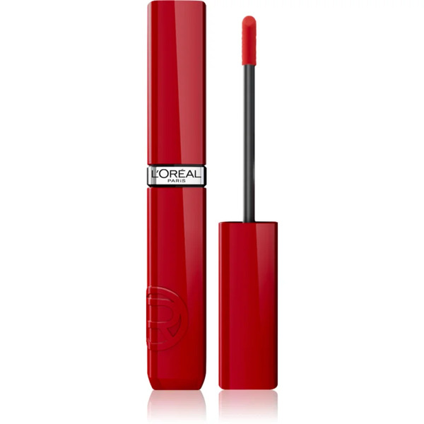  L’oréal Paris Infaillible Laque Resistance Long-lasting Liquid Lipstick Adds Moisture And Shine Shade 420 Le Rouge Paris 4.3 Ml 