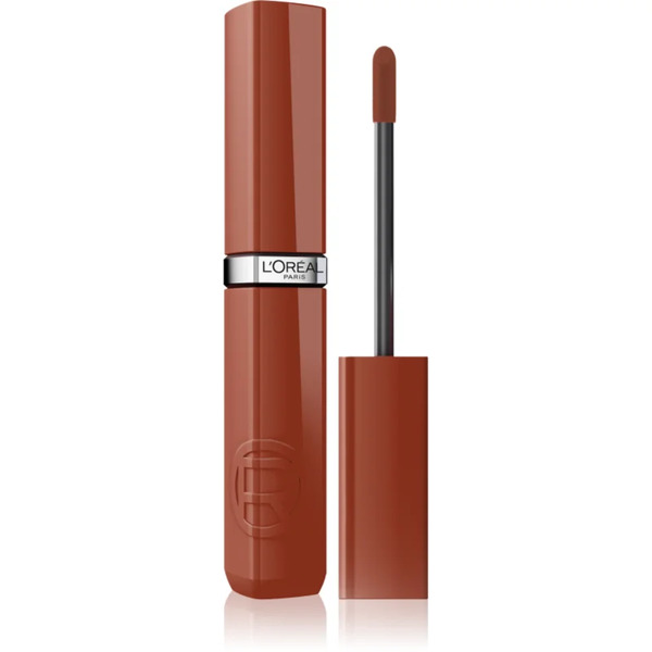  L’oréal Paris Infaillible Laque Resistance Long-lasting Liquid Lipstick Adds Moisture And Shine Shade 223 Toasted Beige 4.3 Ml 