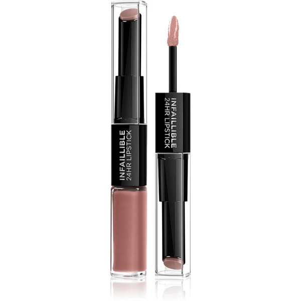  L’oréal Paris Infallible 24h Long-lasting Lipstick And Lip Gloss 2-in-1 Shade 101 Everlasting Parisian 5,7 G 