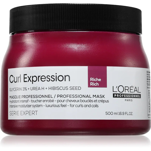  L’oréal Professionnel Curl Expression Curl Expression Rich Mask Intense Hydrating Mask For Wavy And Curly Hair 500 Ml 