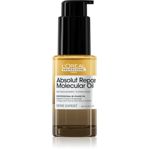  L’oréal Professionnel Serie Expert Absolut Repair Molecular Nourishing Hair Oil For Damaged Hair 30 Ml 