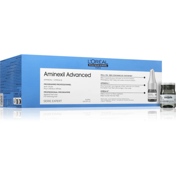  L’oréal Professionnel Serie Expert Aminexil Advanced Ampoule For Hair Growth And Strengthening From The Roots 42x6 Ml 