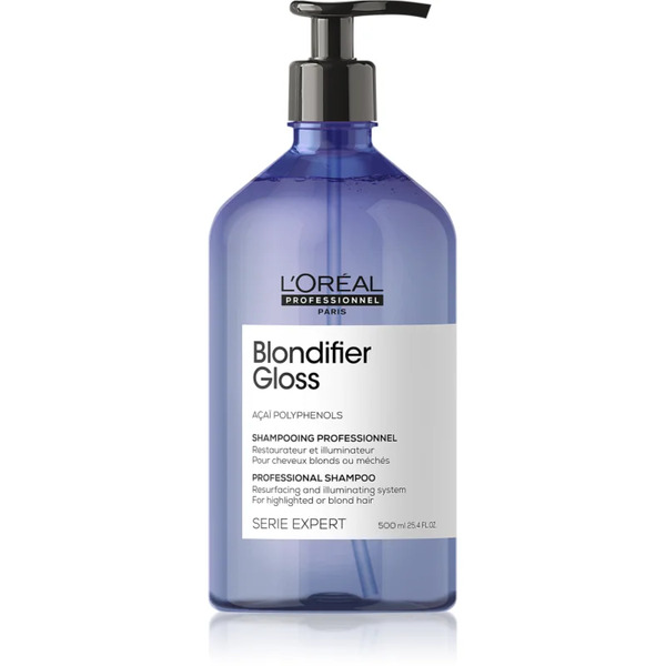  L’oréal Professionnel Serie Expert Blondifier Beautifying And Regenerating Shampoo For Lightened, Cool Blonde Hair 500 Ml 