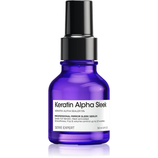  L’oréal Professionnel Serie Expert Keratin Alpha Sleek Smoothing Serum For Shiny And Soft Hair 50 Ml 