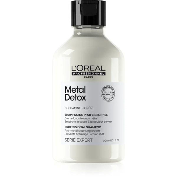 L’oréal Professionnel Serie Expert Metal Detox Deep Cleanse Clarifying Shampoo For Damaged And Colour-treated Hair 300 Ml 