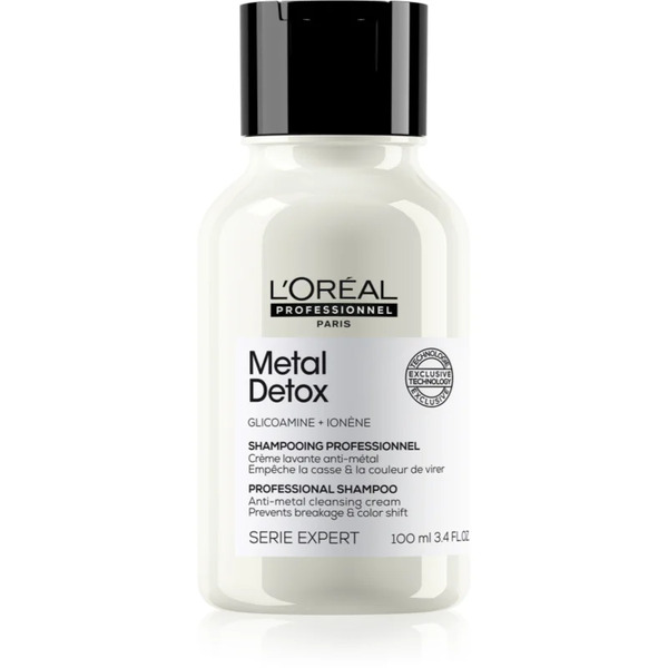  L’oréal Professionnel Serie Expert Metal Detox Deep Cleanse Clarifying Shampoo For Damaged And Colour-treated Hair 100 Ml 