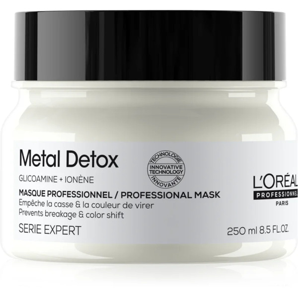  L’oréal Professionnel Serie Expert Metal Detox Deep Nourishing Mask For Damaged And Colour-treated Hair 250 Ml 