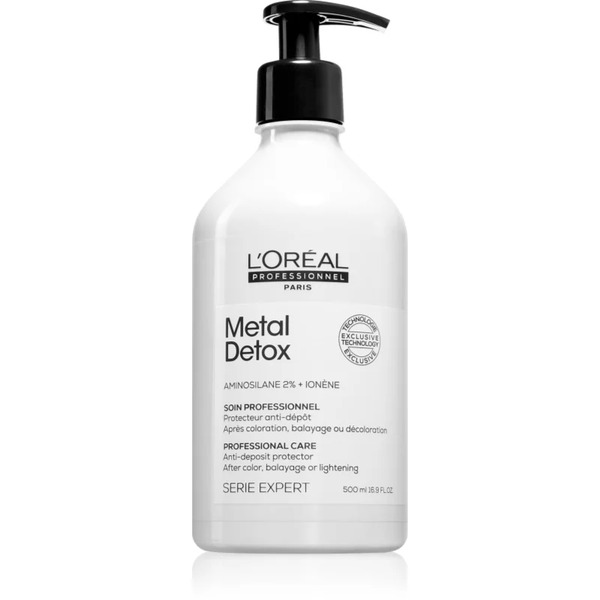 L’oréal Professionnel Serie Expert Metal Detox Protective Treatment For Colour-treated Hair 2 % Aminosilane 500 Ml 