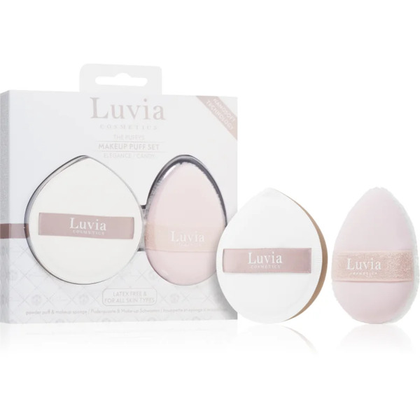  Luvia Cosmetics The Puffys Duo Puff Kit Applicator Set Elegance/candy 