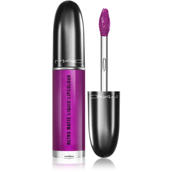 Mac Cosmetics Retro Matte Liquid Lipcolour Matt Lipstick With Metallic Effect Shade 5 Ml 