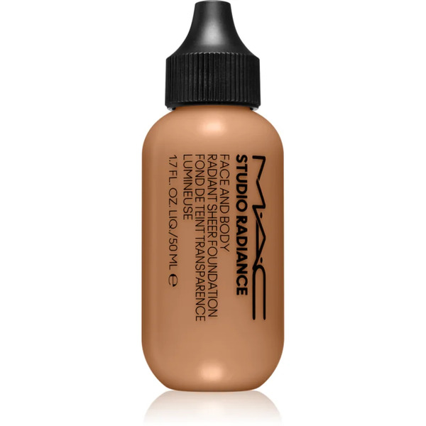  Mac Cosmetics Studio Radiance Face And Body Radiant Sheer Foundation Lightweight Foundation For Face And Body Shade C4 50 Ml 