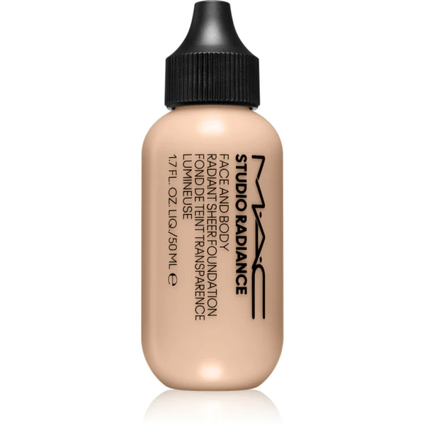  Mac Cosmetics Studio Radiance Face And Body Radiant Sheer Foundation Lightweight Foundation For Face And Body Shade W0 50 Ml 