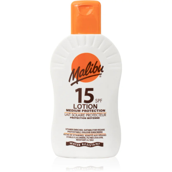  Malibu Lotion Medium Protection Protective Milk Spf 15 200 Ml 