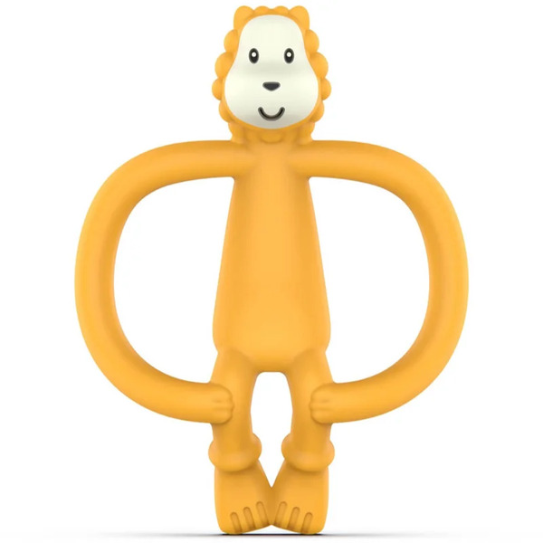  Matchstick Monkey Animal Collection Toothbrush With Teether Lion 1 Pc 