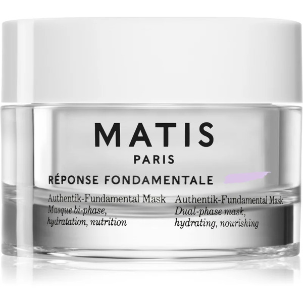  Matis Paris Réponse Fondamentale Authentik-fundamental Mask Regenerating And Hydrating Face Mask For Two-phase Skin Treatment 50 Ml 