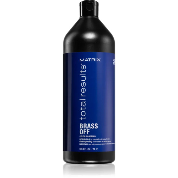  Matrix Brass Off Shampoo Neutralising Brass Tones 1000 Ml 