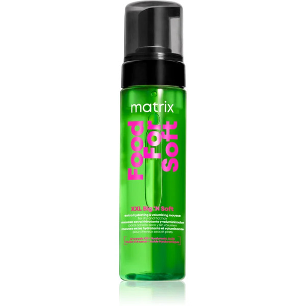  Matrix Food For Soft Xxl Big 'n Soft Extra Volumizing Hydrating Mousse Moisturising Foam For Extra Volume 200 Ml 