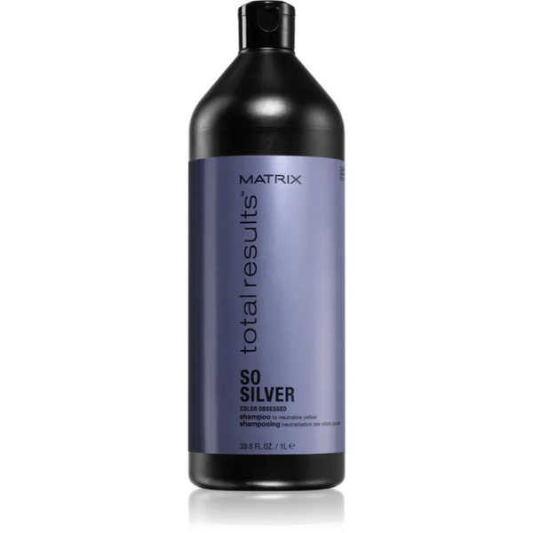  Matrix So Silver Shampoo Neutralising Yellow Tones 1000 Ml 