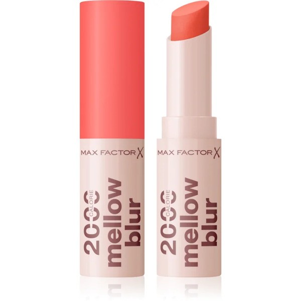  Max Factor 2000 Calorie Mellow Blur Creamy Lipstick Shade 030 Peach Blush 3.5 G 
