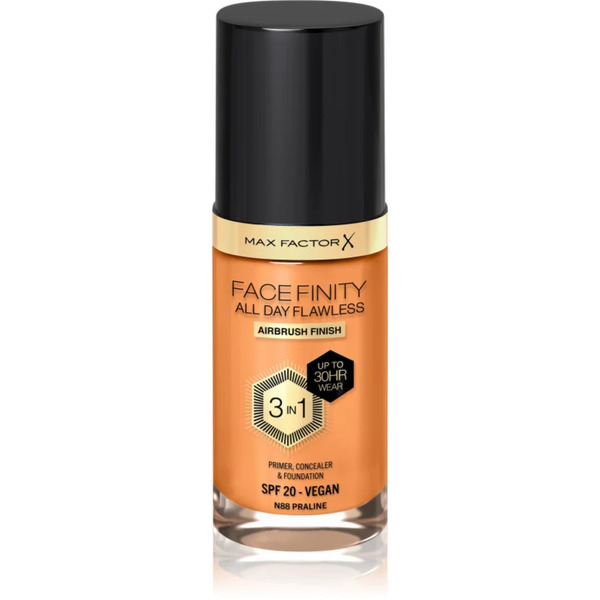  Max Factor Facefinity All Day Flawless Long-lasting Foundation Spf 20 Shade 88 Praline 30 Ml 