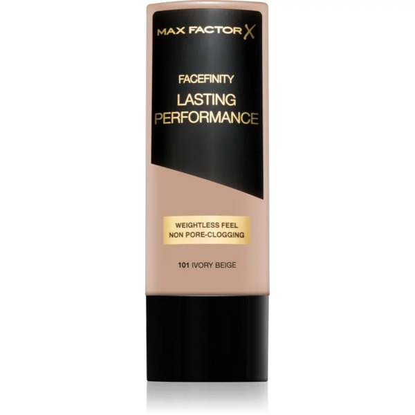  Max Factor Facefinity Lasting Performance Liquid Foundation With Long-lasting Effect Shade 101 Ivory Beige 35 Ml 
