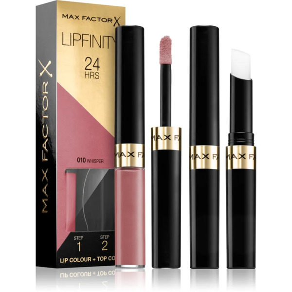  Max Factor Lipfinity Lip Colour Long-lasting Lipstick With Balm Shade 010 Whisper 4,2 G 