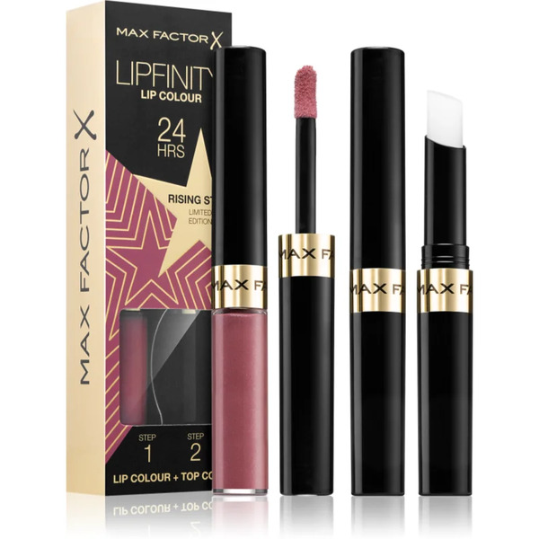  Max Factor Lipfinity Rising Stars Long-lasting Liquid Lipstick With Balm Shade 084 Rising Star 1 Pc 