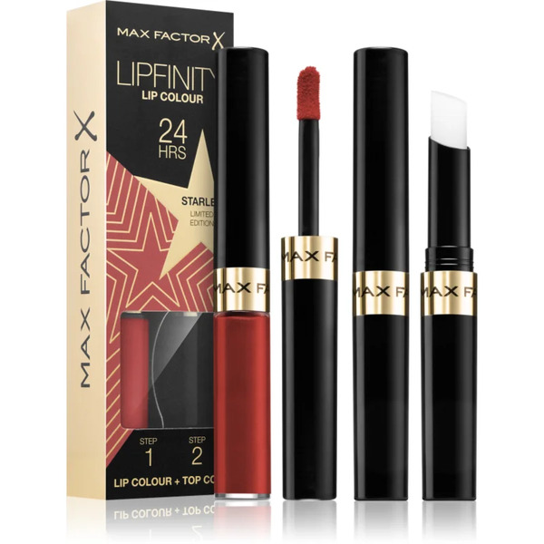  Max Factor Lipfinity Rising Stars Long-lasting Liquid Lipstick With Balm Shade 88 Starlet 1 Pc 