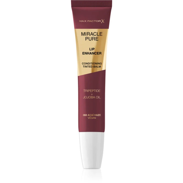  Max Factor Miracle Pure Lip Enhancer Hydrating Lip Gloss Shade 060 Acai Haze 12 Ml 