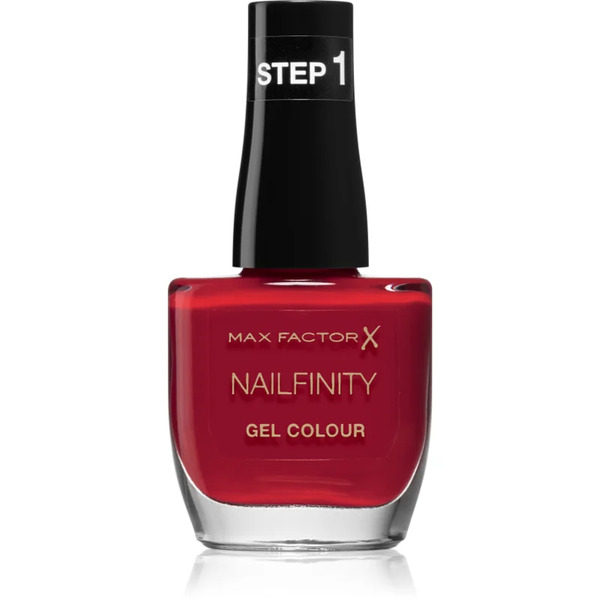  Max Factor Nailfinity Gel Colour Gel Nail Polish Without Uv/led Sealing Shade 310 Red Carpet Ready 12 Ml 