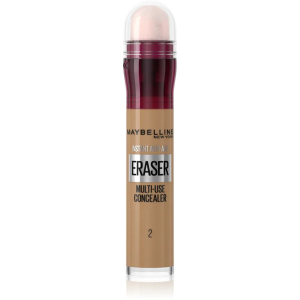  Maybelline New York Instant Anti Age Eraser Liquid Concealer With A Sponge Applicator Shade 02 Nude 6.8 Ml 