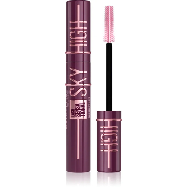  Maybelline New York Lash Sensational Sky High Volumising And Lengthening Mascara Shade Burgundy Haze 7.2 Ml 