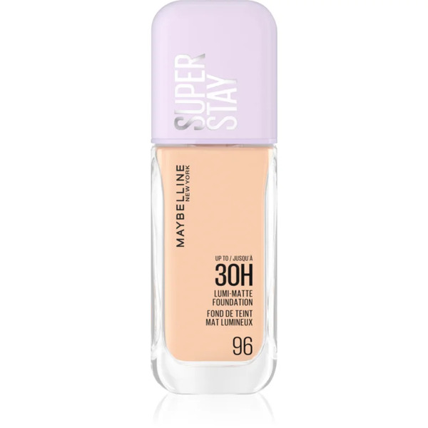  Maybelline New York Superstay Lumi-matte Lightweight Foundation With Long-lasting Effect Shade 96 35 Ml 