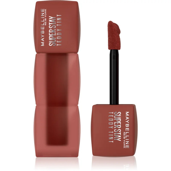  Maybelline New York Superstay Teddy Tint Ultra Matt Long-lasting Lipstick Shade 115 Coffee Date 5 Ml 