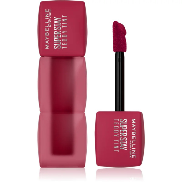  Maybelline New York Superstay Teddy Tint Ultra Matt Long-lasting Lipstick Shade 50 Wild At Heart 5 Ml 