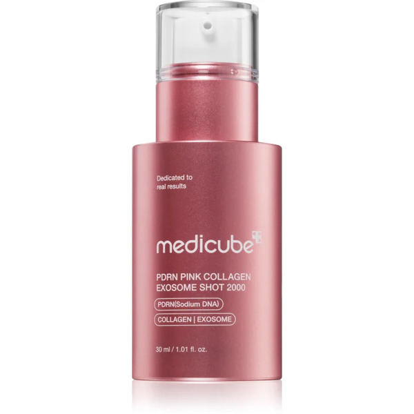  Medicube Pdrn Pink Exosome Shot Serum 2000 Regenerating Skin Serum To Smooth Skin And Minimise Pores 30 Ml 