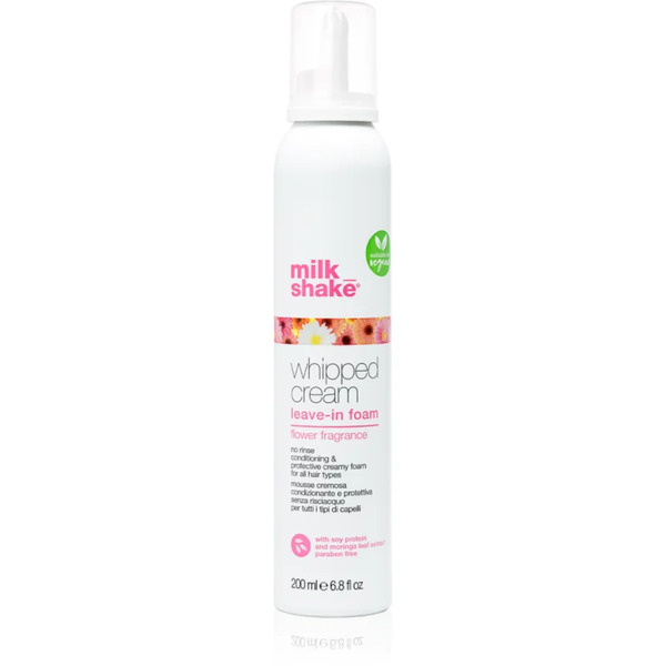  Milk_shake® Leave-in Treatments Whipped Cream Leave-in Moisturising Treatment For Colour-treated Hair Flower Fragrance 200 Ml 