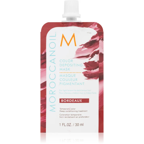  Moroccanoil Color Depositing Gentle Nourishing Mask Without Permanent Colour Pigments Bordeaux 30 Ml 