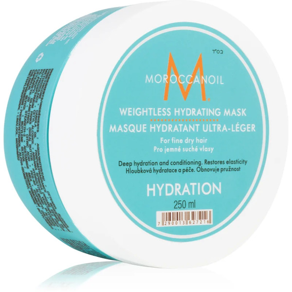  Moroccanoil Hydration Weightless Hydrating Mask Deeply Moisturising Mask For Dry And Brittle Hair 250 Ml 