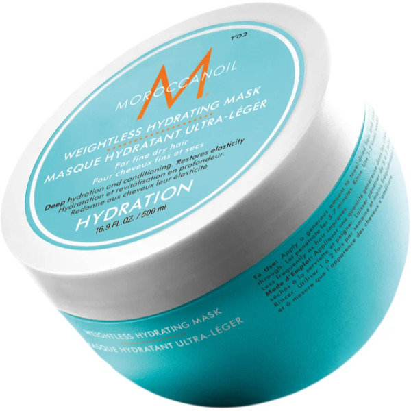  Moroccanoil Hydration Weightless Hydrating Mask Deeply Moisturising Mask For Dry And Brittle Hair 500 Ml 