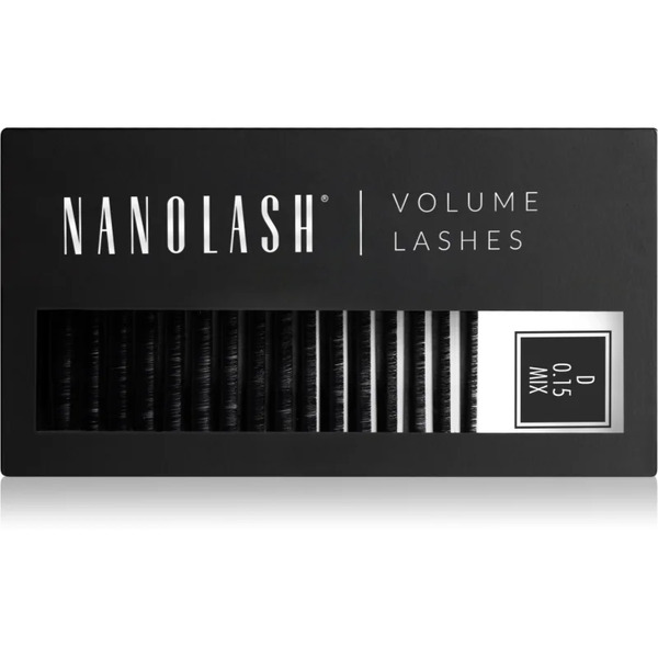  Nanolash Volume Lashes False Eyelashes 0.15 D 6-13mm 1 Pc 