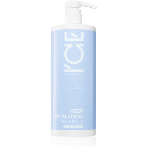  Natura Siberica Ice Professional Keep My Blonde Shampoo For Neutralising Brassy Tones For Lightened, Cool Blonde Hair 1000 Ml 