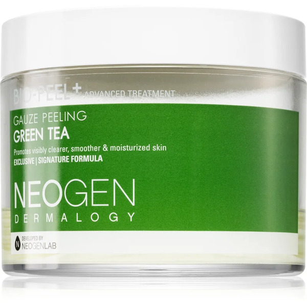  Neogen Dermalogy Bio-peel+ Gauze Peeling Green Tea Exfoliating Cotton Pads For Radiance And Hydration 30 Pc 