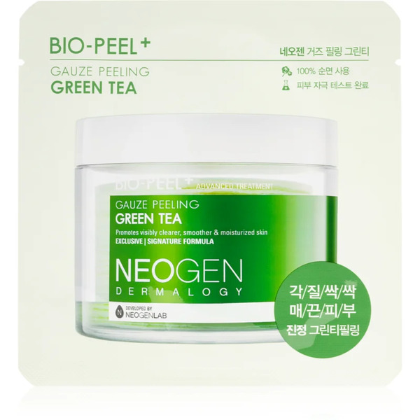  Neogen Dermalogy Bio-peel+ Gauze Peeling Green Tea Exfoliating Cotton Pads For Radiance And Hydration 1 Pc 