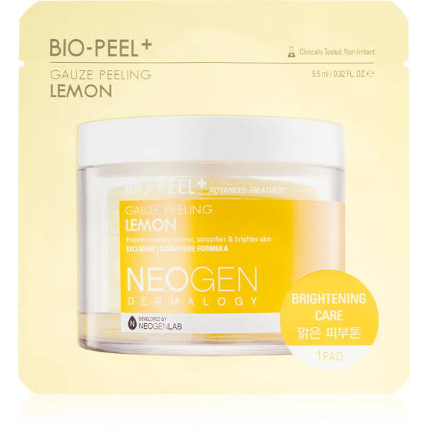  Neogen Dermalogy Bio-peel+ Gauze Peeling Lemon Exfoliating Cotton Pads To Brighten And Smooth The Skin 1 Pc 