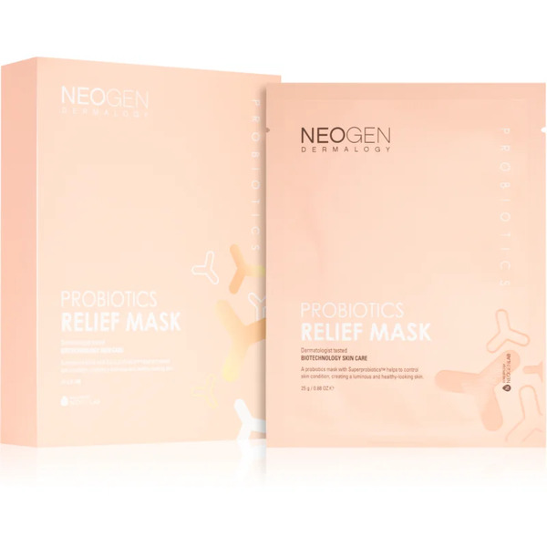  Neogen Dermalogy Probiotics Relief Mask Soothing Sheet Mask With Probiotics 5 Pc 